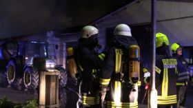 Feuer In Gleistal Agrar In Golmsdorf Bei Jena 00011